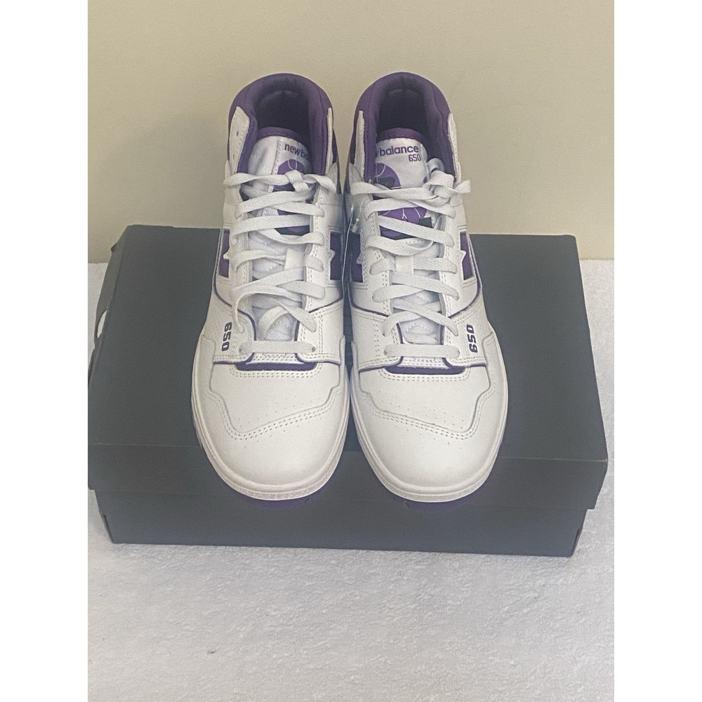 New Balance Men's 650R Interstellar Athletic Shoes Sneakers White Purple Size 9